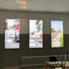 Wall mounted decoration single side advertising backlit led light box