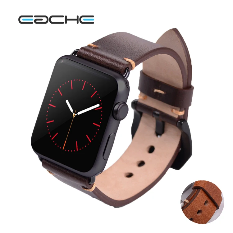 Eache Genuine Leather Apple Watch Strap Leather For Man Watch Dark Brown Light Brown In Stock, As pictures
Eache Genuine Leather Apple Watch Strap Leather For Man Watch Dark Brown Light Brown In Stock, As pictures