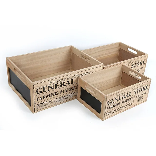 small wholesale transport folding beer wooden wine crate box