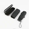black glasses case mini foldable umbrella in iphone size for travel with black EVA case