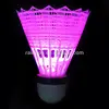 Top quality lighting nylon plastic colorful indoor LED badminton shuttlecock