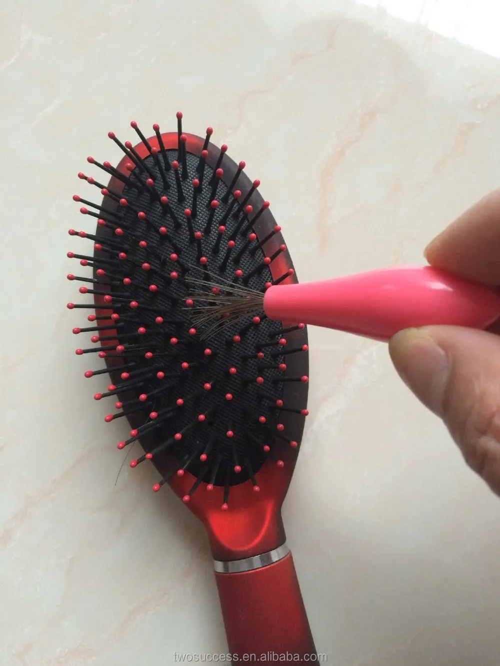 Super Durable Plastic Comb Cleaner Remover Hair Brush With Hair Clean Tool