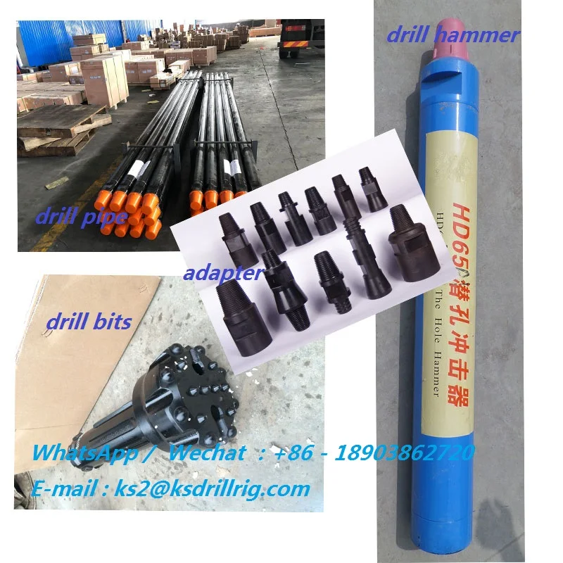 K4 DTH drill bits and drill pipe drill hammer