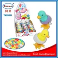 TOP sales easter egg inside animal can be open bounce cheaper easter egg toy candy plastic easter egg box container with candy