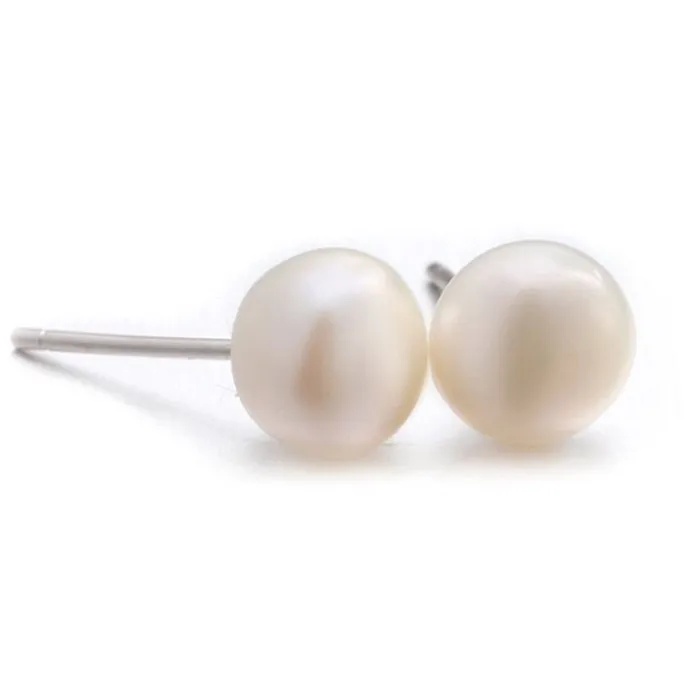 Hot Sale Yi Wu SJ BJEB00000 Noble S925 Sterling Silver Round Fresh Water Pearl Stud Earrings for Women, White
Hot Sale Yi Wu SJ BJEB00000 Noble S925 Sterling Silver Round Fresh Water Pearl Stud Earrings for Women, White