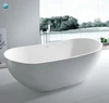 K03 modern engineered design stone bathtub, 100% pure acrylic solid surface bath tub