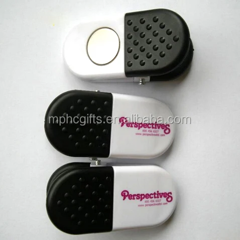 Medicine Promotional Plastic Pill shaped Magnet Clip