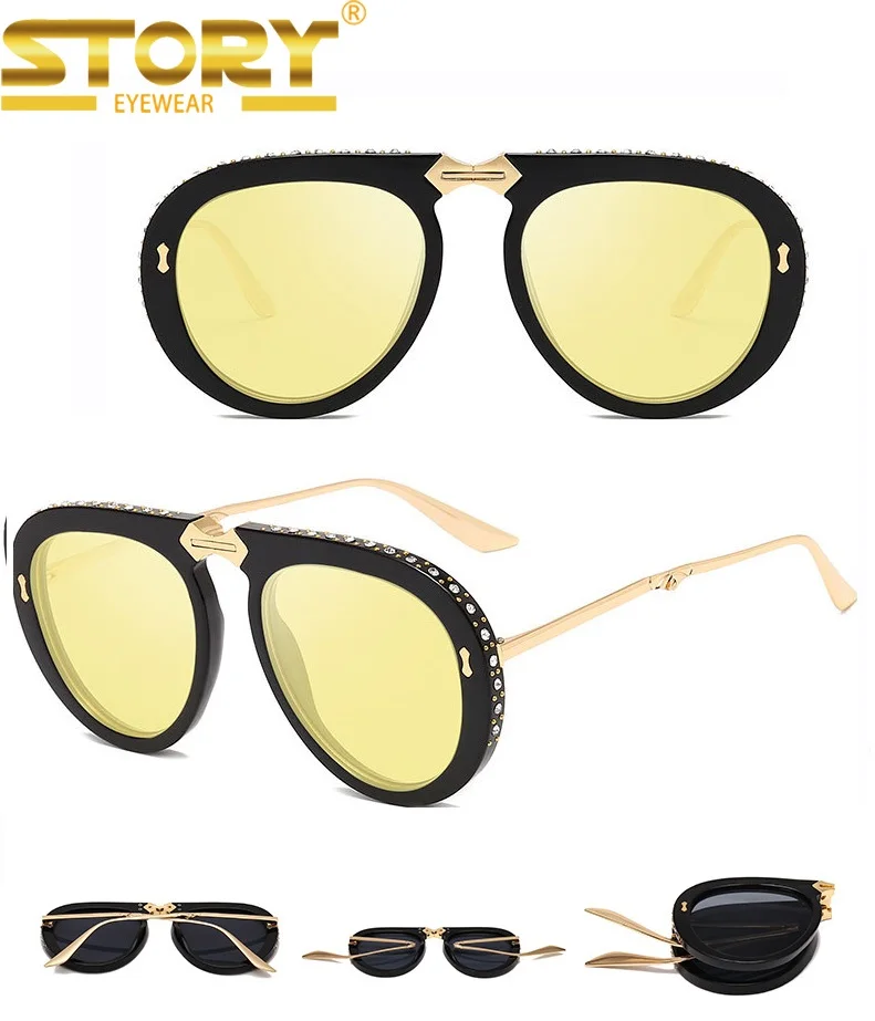 JR66523 custom women personalised sunglasses popular designer retro Folding sunglasses women
JR66523 custom women personalised sunglasses popular designer retro Folding sunglasses women