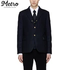 Fashion New Designs Quilted Wool Casual Men Blazer