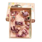 Hot Sale Wholesale Handmade Cute Baby Hair Clips Set Bows Baby Hair Accessories for Baby Girls
