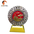 Hornbill Crafts Custom Small Size 24K Gold 3D Metal Plate Plaque Medallion Decorations