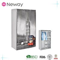 Custom Services Available Non Woven Wardrobe In Dubai Lightweight Portable Armoire Wardrobe Closet