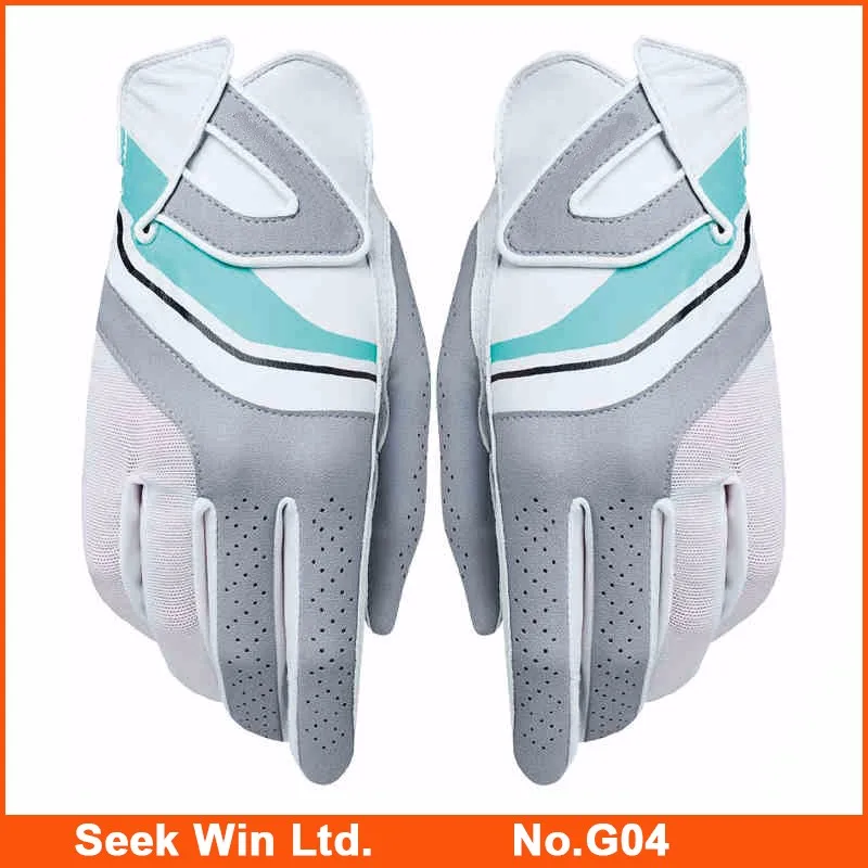 Custom Women Golf Gloves Summer Ladies Golf Gloves Colored Cabretta