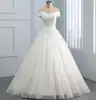 Latest Wedding Gowns 2018 Bridal Dresses Off Shoulder Design Pure white Beautiful Gown