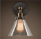 Vintage Pendant Light Glass lamp shade with copper bulb holder