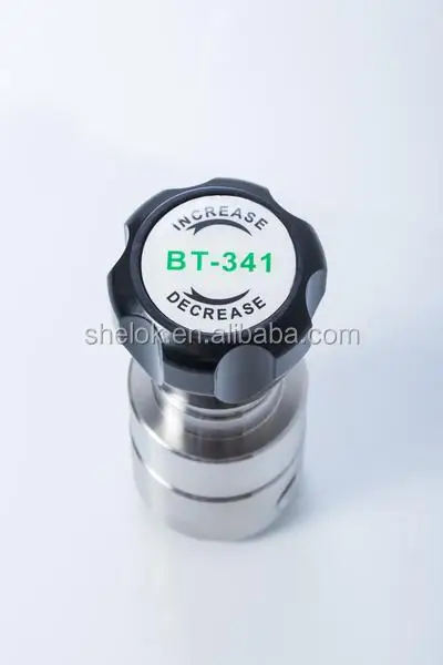 High pressure back pressure regulator