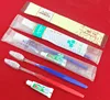 High quality hotel disposable toothbrush with toothpaste kit