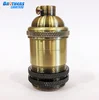 Industrial vintage Electroplate Brass Lampholder E27 edison bulb screw lamp base