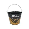 Brand manufacturer hot selling metal ice drinks bucket with handle