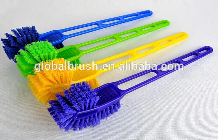 XBX100 Indian market best-seller plastic double hockey brush bathroom sanitary toilet brush