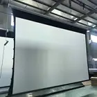 Remote Controller Motorized Projection Screen with White Matte