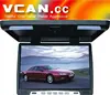 22"flip down dvd player with 24V,IR FM transmitter/USB SD VGA roof mount monitor (VCAN0398)
