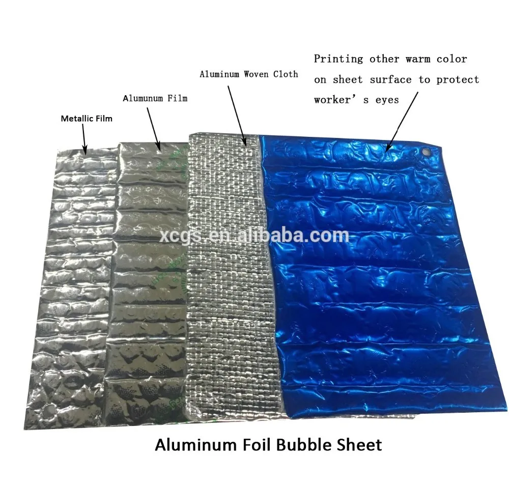 bubble insulation aluminum foil/heat shield aluminum foil/heat