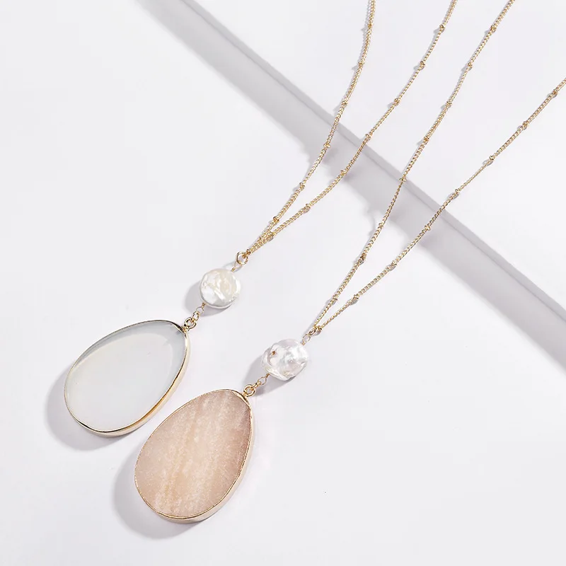 2019 Fashion Necklace Natural Fresh Water Pearl Wrapped Water Drop Shape Pendant Necklace Stock, As picture
2019 Fashion Necklace Natural Fresh Water Pearl Wrapped Water Drop Shape Pendant Necklace Stock, As picture