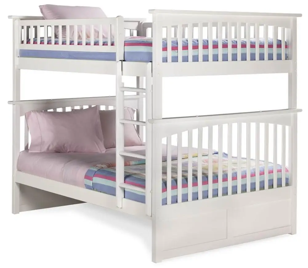 Мебель для дома детская деревянная полная двухъярусная кровать