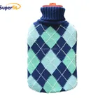 2 liter BS1970-2012 hot water bottle knitted cover with european style
