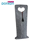 Hot Sale Gift Packaging Grey Felt Tote Shopping Hand Bags