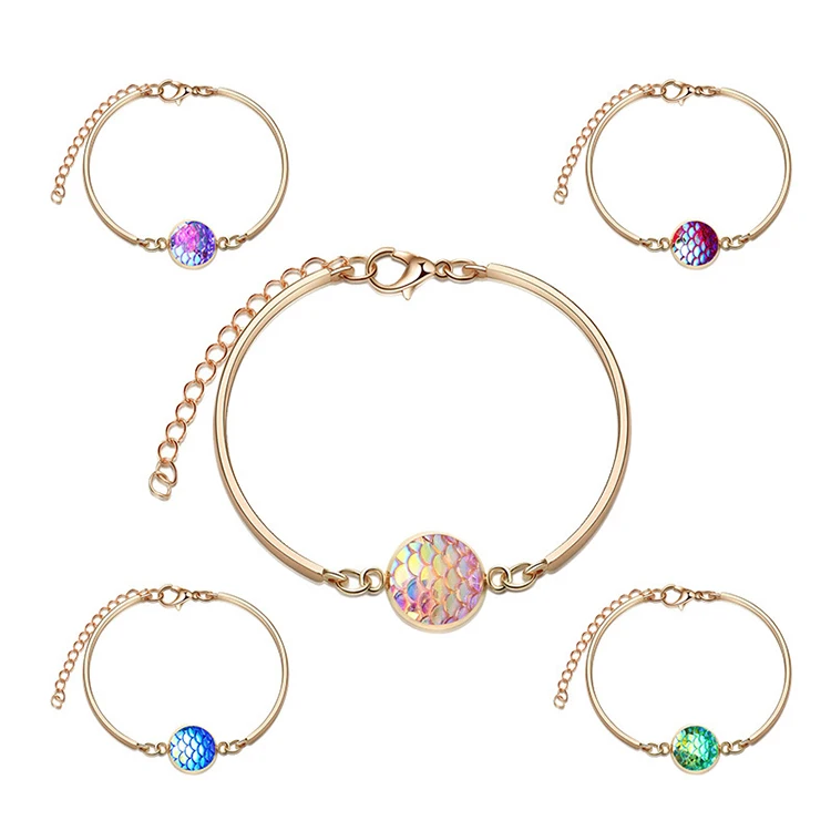 Mermaid Pattern Crystal Bracelets For Women Luxury Gold/Silver Color Shining Simple Natural Stone Bracelet (KB8087), As picture
Mermaid Pattern Crystal Bracelets For Women Luxury Gold/Silver Color Shining Simple Natural Stone Bracelet (KB8087), As picture