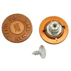plastic insert jeans button single pin jeans button and rivet for jeans clothing