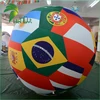Amazing Double Layer Design Waterproof Beach Ball Inflatable National Flag Banner Sphere Balloon