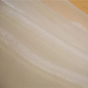 Sparkle Ivory Raw Silk Organza Fabric For Wedding Dress View Silk