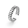 Open vintage thailand Design jewelry fashion wholesale women 925 Sterling silver ring