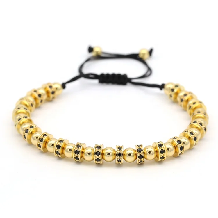 Hot Sale Brass Bead Men Bracelet Luxury Adjustable Mens Bracelet, Gold;rose gold;silver;black
Hot Sale Brass Bead Men Bracelet Luxury Adjustable Mens Bracelet, Gold;rose gold;silver;black