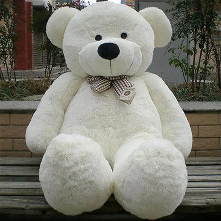 human sized white teddy bear