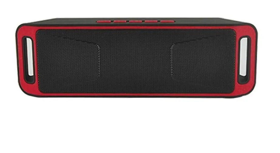 New sc-208 Portable V2.1 Stereo Wireless speaker Support Handsfree FM Radio AUX USB TF Card Mic for IOS Android Phone - ANKUX.COM