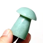 Natural Aventurine Crystal Mushroom Beautiful For Decor/Gift 1 pack contain 10 pieces