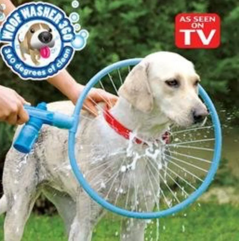 Pet Dog Washer 360 Degree Dog Washer Adjustable Clean Canine Ring-Shaped All-Around Woof Washer Pet Bath Shower, As picture show
Pet Dog Washer 360 Degree Dog Washer Adjustable Clean Canine Ring-Shaped All-Around Woof Washer Pet Bath Shower, As picture show