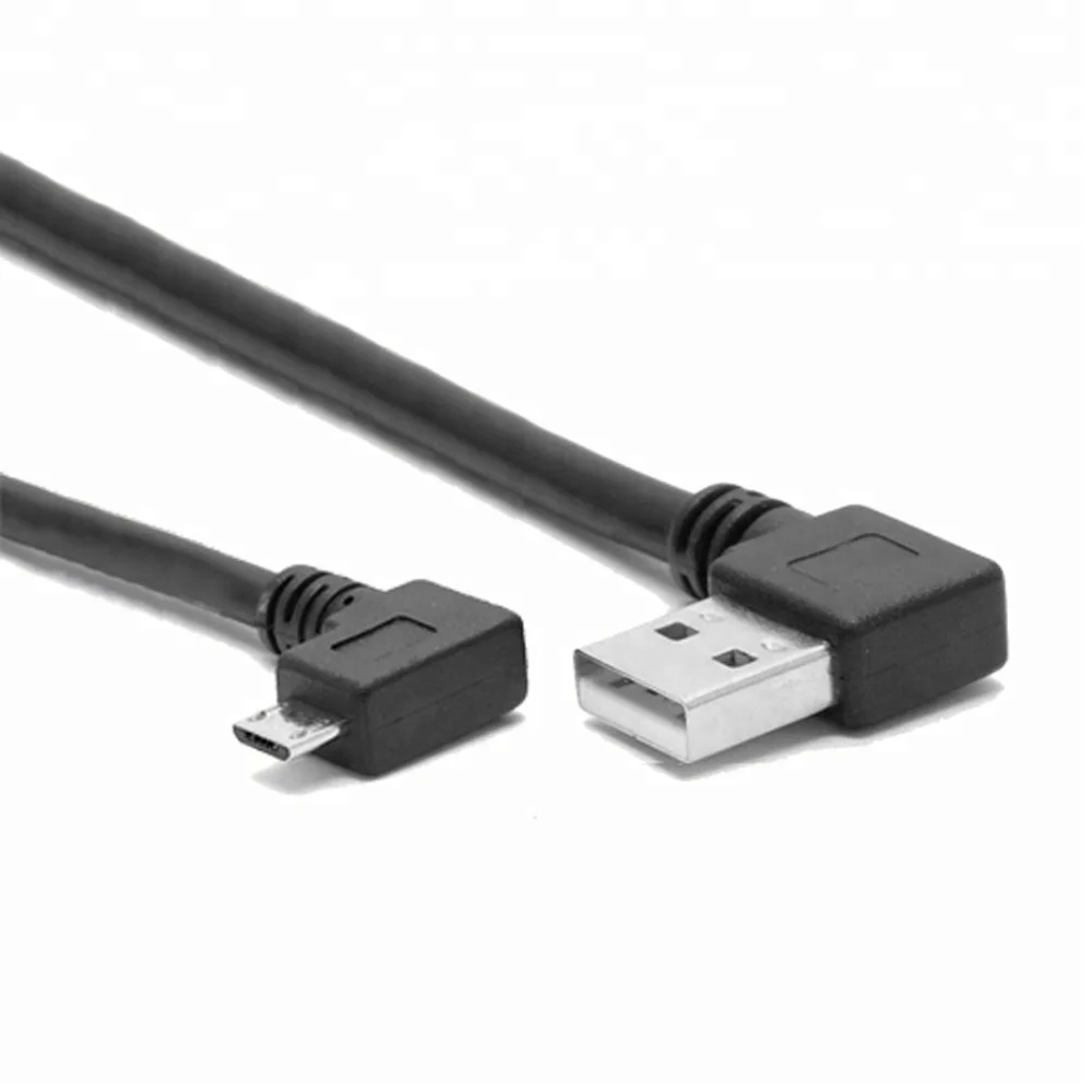Right Angle Micro USB Cable 90 Degree USB A to Micro B Charging & Data Sync Cable for Samsung / HTC and Others
Right Angle Micro USB Cable 90 Degree USB A to Micro B Charging & Data Sync Cable for Samsung / HTC and Others