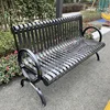 High Quality Metal Outdoor Public Custom Antique Wrought Cast Iron Garden Park Bench