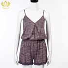 New design casual V-neck vest women's jumpsuit