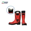 Rubber mining work safety boots shoes with steel toe