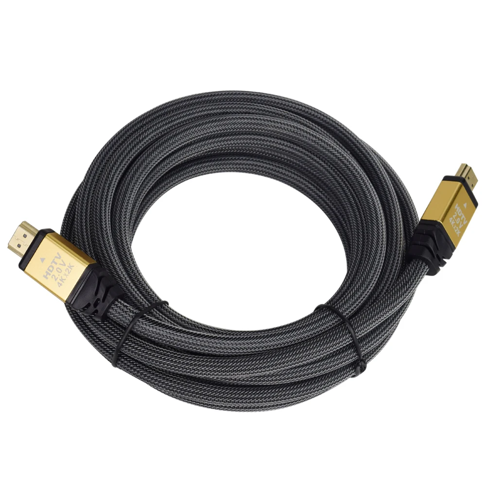 HDTV HD MI 2.0 A to A custom extension braided drop fiber active optic audio video 8k connection hdm i cable - ANKUX.COM