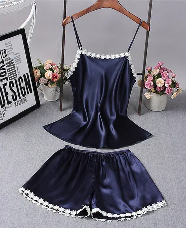 Wholesale Spring Silk Pajamas Long Sleeve Two Piece Set Ladies Satin Sleepcoat Pants Sleepwear, Gray-blue;pink;navy;wine red
Wholesale Spring Silk Pajamas Long Sleeve Two Piece Set Ladies Satin Sleepcoat Pants Sleepwear, Gray-blue;pink;navy;wine red