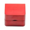 80*80*53mm wedding case gift red lacquer engraved wooden watch box