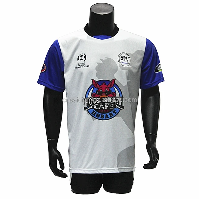 Customized plain sublimated sportswear Greece design 2018 soccer training jersey