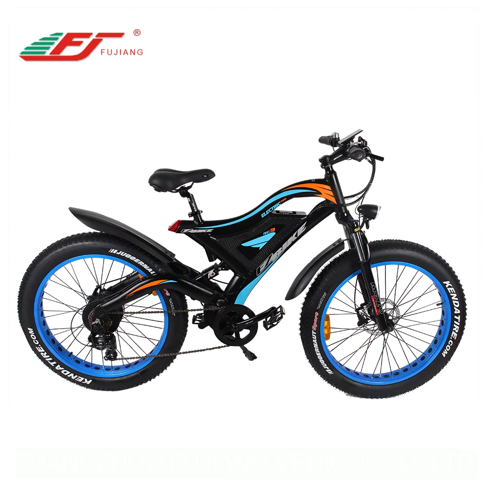 full suspension electric fat bike